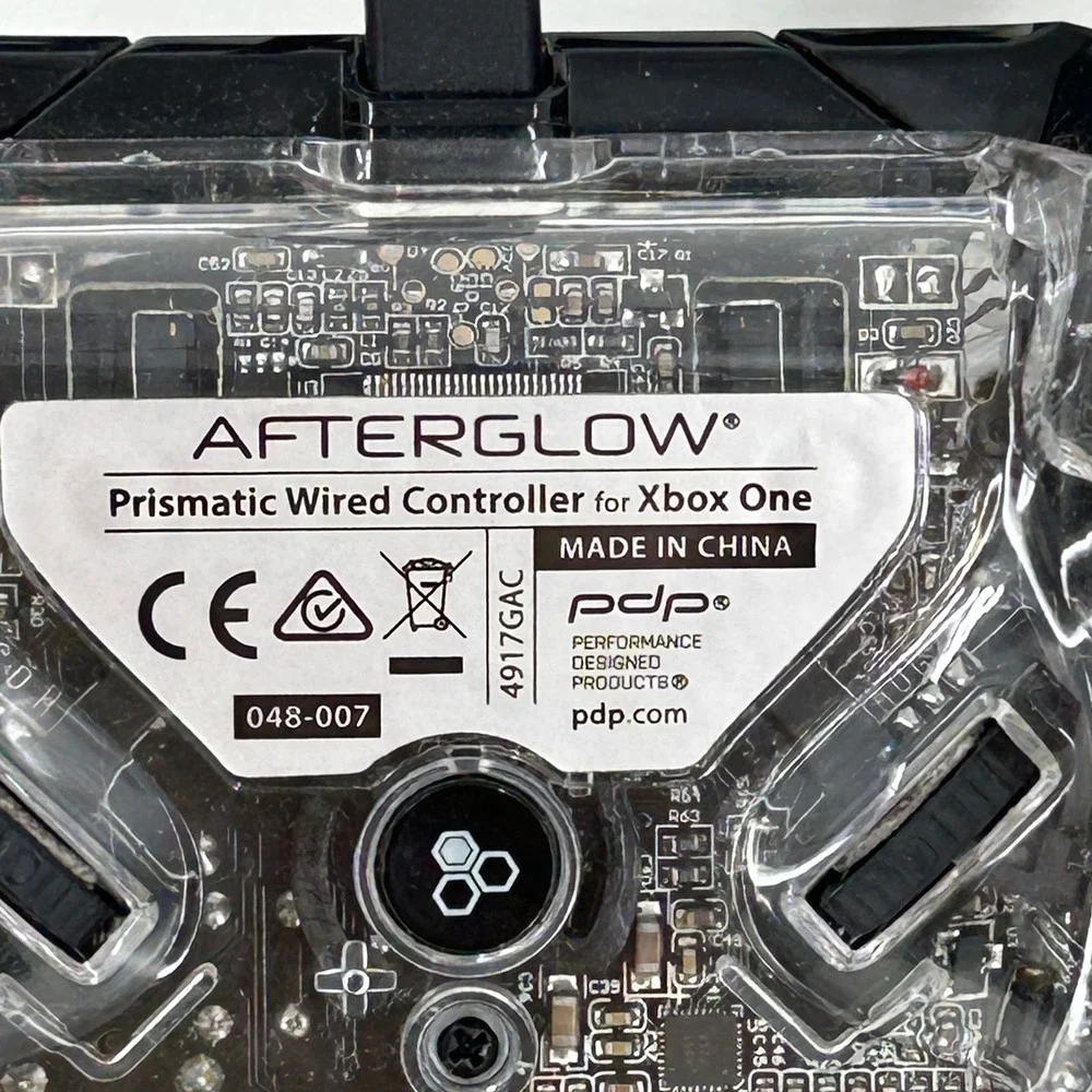 PDP Afterglow Prismatic Wired Controller Xbox One PC Clear 048-007 4917GAC